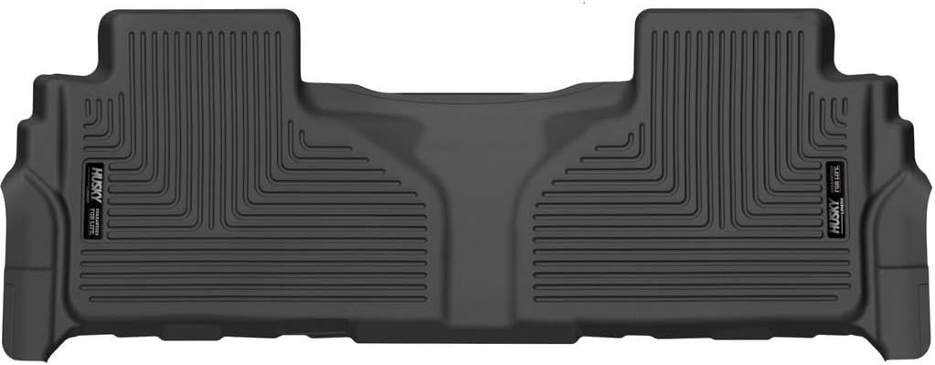 Husky Liners X-act Contour Floor Mats | Fits 2021-2025 Chevrolet Suburban & Chevrolet Tahoe; 2021-2025 GMC Yukon (Includes XL) | 2nd Row, 1-pc Black - 55871