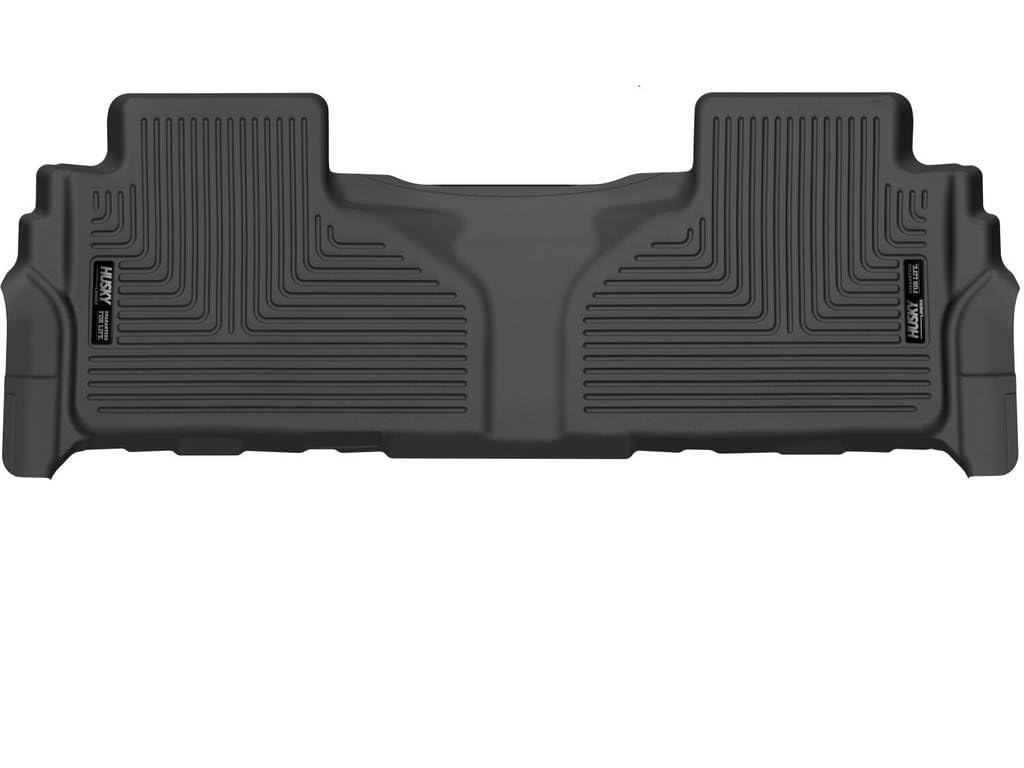 Husky Liners X-act Contour Floor Mats | Fits 2021-2025 Chevrolet Suburban & Chevrolet Tahoe; 2021-2025 GMC Yukon (Includes XL) | 2nd Row, 1-pc Black - 55871