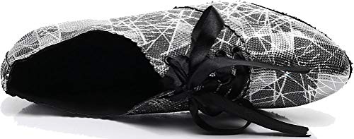 Chaussures danse latine avec semelle souple et laçage précis noir