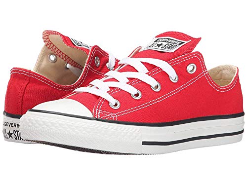 Converse Unisex Chuck Taylor All Star Low Top Sneakers Red, US Men's 8.5 / Women's 10.5