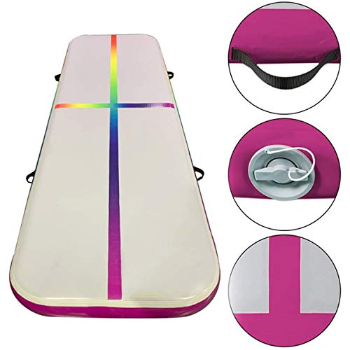 Air Track CCLIFE 4m X 10cm - Tappetino Gonfiabile Per Ginnastica, Con Pompa E Borsa - Foto 2