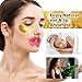 Jakuva 30 Pairs Lip Masks & Eye Masks,Gold Under Eye Patches for Puffy,Peach Red Lip Masks Skincare,Effectively Moisturizing Facial Skin, Anti-Aging, Reducing Fine Lines, Nourishing for Face Care