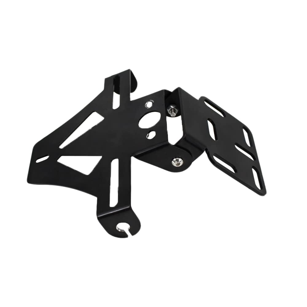 Regolabili per Motociclo Supporto per targa del motociclo Baceyong, staffa di montaggio multifunzionale del motociclo Supporto universale della targhetta pieghevole della coda
