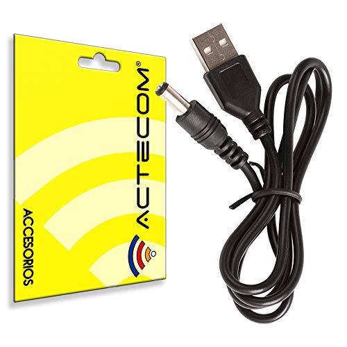 actecom® Cable USB para Tablet Android mp3 5.5mm 5v 2A 1m Aprox. alimentación DC Carga