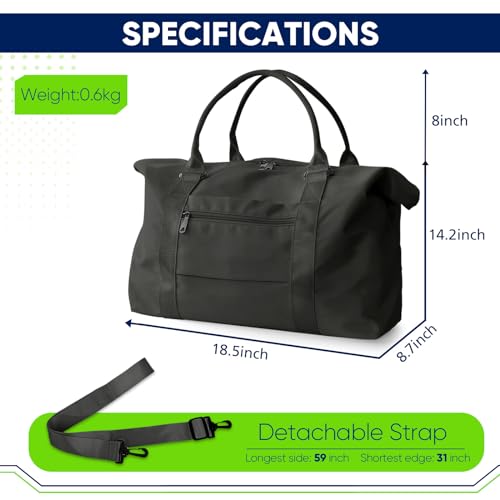 Easyfun TRAVEL DUFFEL BAG Duffle Bag, Weekender Travel Bag Men Small Gym Bag thumb #3