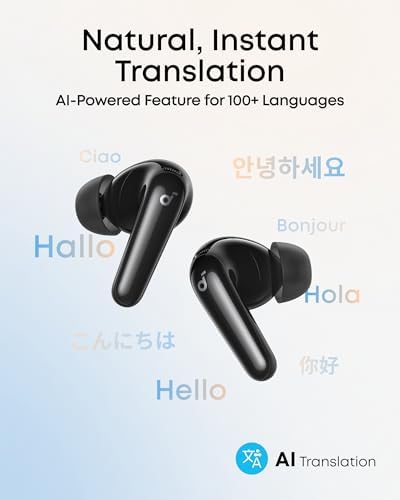 Soundcore P31i by Anker Translation Earbuds with Real-Time Adaptive ANC - 3