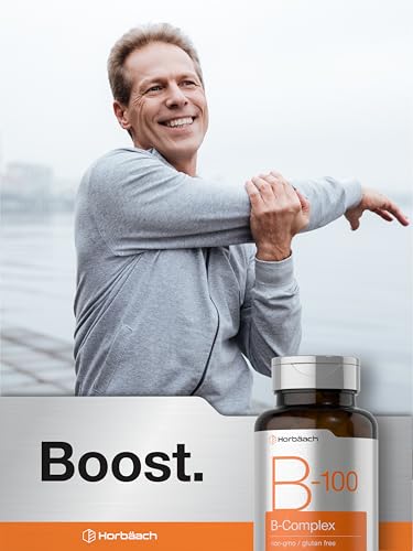 Horbäach CL1420 Vitamin B-100 Complex | 60 Quick Release Capsules | Non-Gmo And Gluten Free Supplement thumb #5