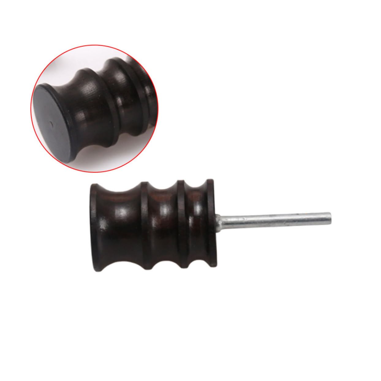 2-tlg. Lederpolier-Set Mit Holzgriff - Manuelle Polierer Für DIY-Projekte