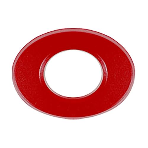 【くるまドットコム】リアマークレス ロゴ エンブレム フロントグリルカバー用 アクリル アルファベット 1個売り【O】レッド