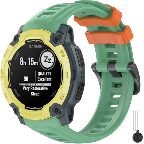 Correa de silicona para Garmin Instinct E 45mm miniatura 1