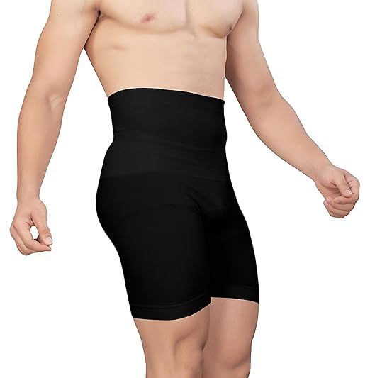Trending Gen-Z Shapewear High Waist Tummy Tucker for Men – Skin & Black Color Body Shaper for Belly Control Under Cloth Trending Gen-Z Shapewear High Waist Tummy Tucker for Men – Skin & Black Color Body Shaper for Belly Control Under Cloth