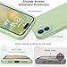 Vooii Compatible with iPhone 16 Case, Liquid Silicone Upgrade [Camera Protection] [Soft Anti-Scratch Microfiber Lining] Shockproof Phone Case for iPhone 16 6.1 inch - Matcha