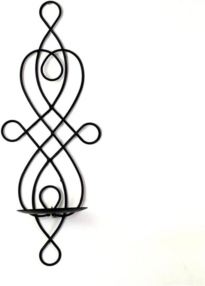 2 Pcs/Set Wall Candle Sconces Pillar Candle Holder Hanging Wall Candleholders Wedding/Party/Dinning Room Candlelight