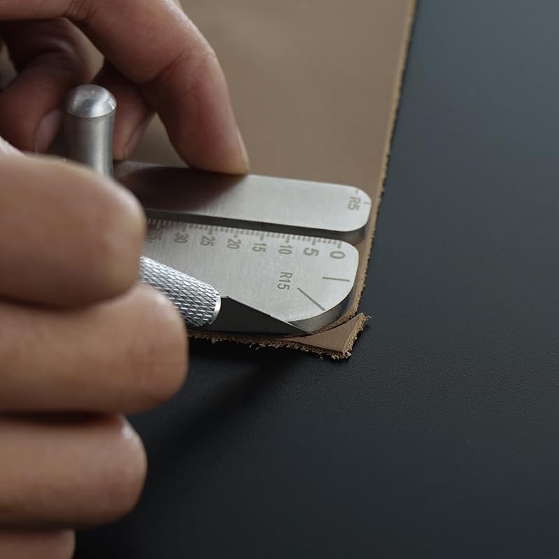 Leather Sewing Aid Tool, Constructed from Durable Stainless Steel, Serves as a Guide for Precise Punching, Equivalent to a Diamond Lace Chisel or Pricking Iron, Ideal for LeatherCraft Projects