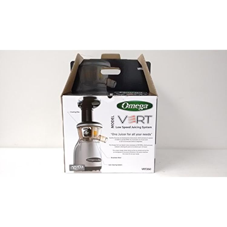 Omega VRT330 Dual-Stage Vertical Single-Auger Low-Speed Juicer