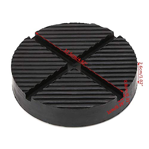 Universal Floor Jack Rubber Pad Jack Pad Adapter Pinch Weld Side Frame Rail Protector Puck/Pad (1 Pack) #TOP1