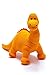 Price comparison product image Best Years Orange Knitted Diplodocus Dinosaur Soft Toy. Suitable from Birth