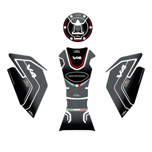 Kit autocollant moto pour Ducati Multistrada V4 : protection réservoir pour l'aventure
