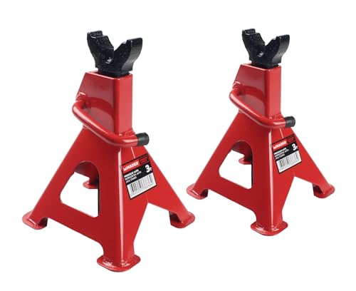 Borriquetas auto - soportes de 3 toneladas, 2 unidades, tubería metálica resistente, ajuste fácil, ideales para trabajo en vehículos.*