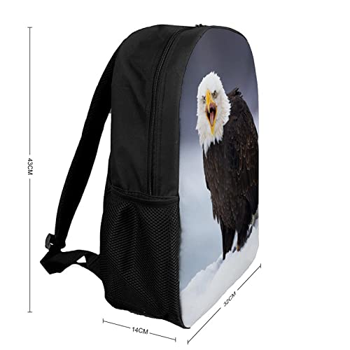Sac à dos Eagle confortable avec grand format 17 pouces pour le collège - 2