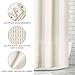 mDesign Waffle Knit Long Cotton Blend, Spa Quality, Luxury, Solid Color Cloth Shower Curtains for Bathroom - Hyde Collection, 72