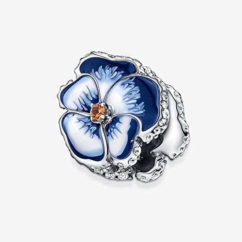 Image of S925 Sterling Silver Romantic Charm Pendant, Gifts for Family Friends Girlfriend, Valentine's Day Birthday Christmas Anniversary, Bracelet Necklace Bead Dangle Charm for Women Jewelry