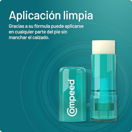 Miniatura 5 de Compeed Stick Anti-fricción, Tratamiento Pies, Barra 8 ml | Fricción y Ampollas, uso diario con calzado, reduce rozaduras, fácil aplicación