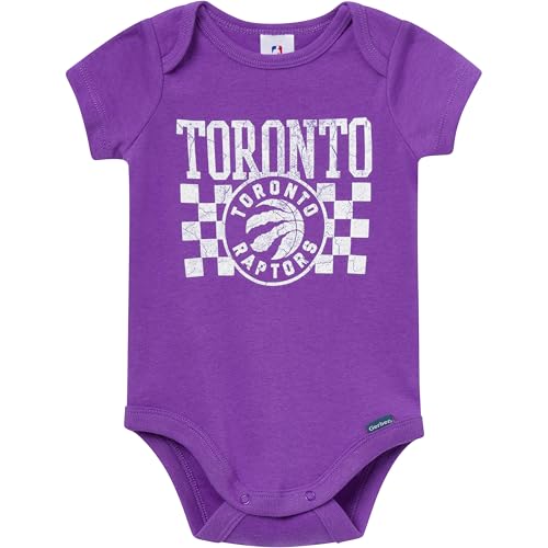 Image of Gerber Baby NBA Boys & Girls 2-Pack Short Sleeve Onesie Bodysuits