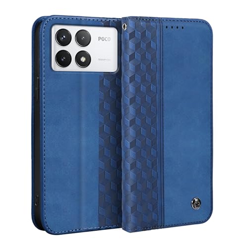 Gedurya Xiaomi POCO F6 Pro ケース 手帳型 POCO F6 Pro ケース ひし形柄 シャオミ ポコ F6 プロ ケース 手帳型 マグネット式 スタンド機能 POCO F6 Pro 携帯カバー カード収納 財布型 Xiaomi P