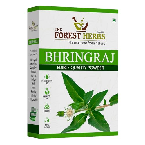 Image of The Forest Herbs Natural Care From Nature Bhringraj Powder For Hair Growth - 100Gms