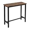 WOLTU 1 X Bartafel Hoge tafel Bistrotafel met metalen structuur Spaanplaat tafelblad,Keukentafel Eettafel 100x40x100cm…
