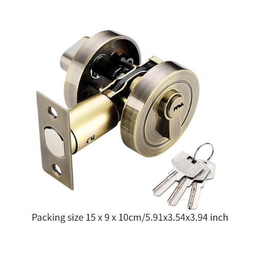 Serrure de porte cylindre unique adaptée à la maison et hôtel