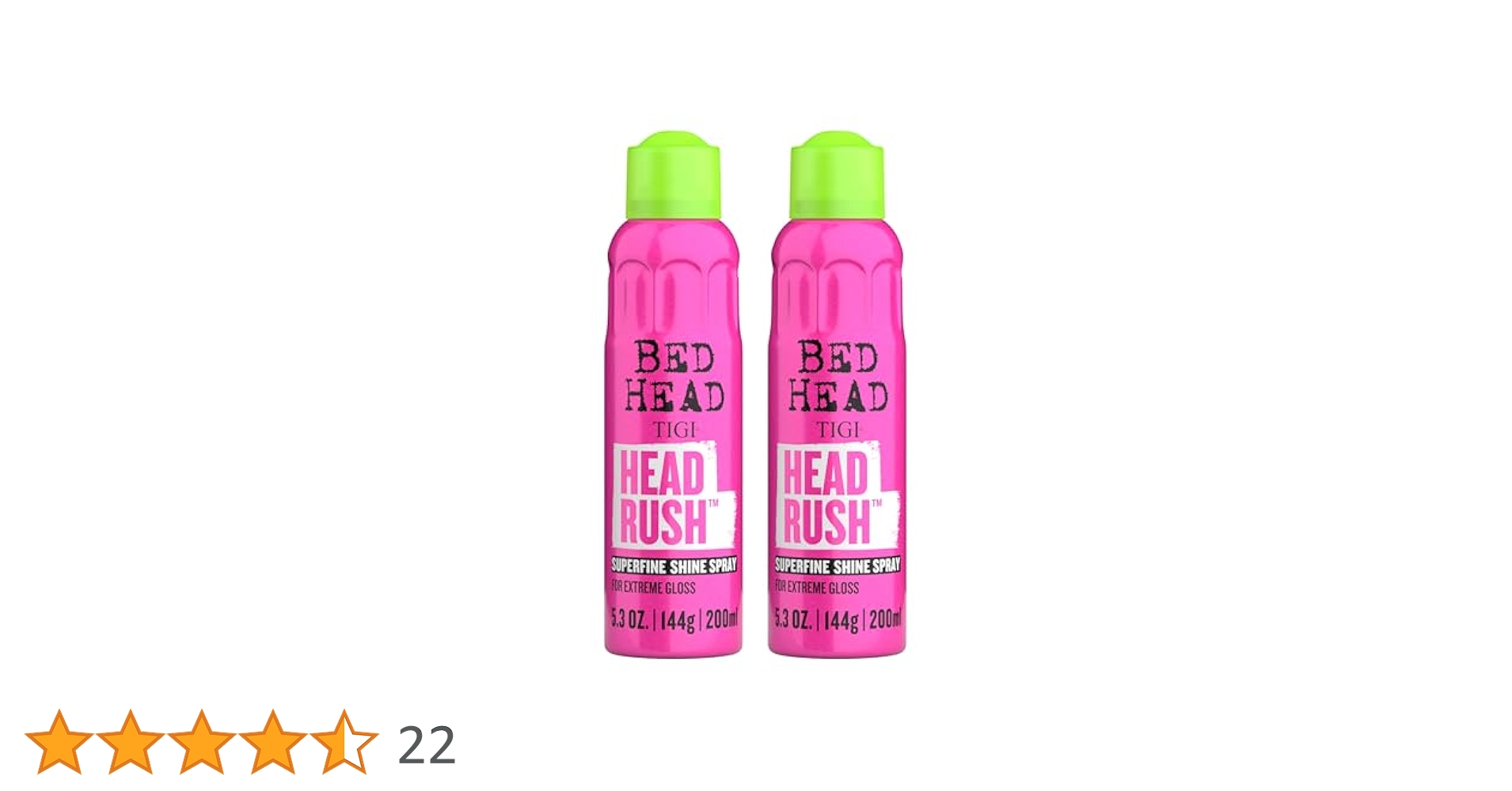 TIGI BED HEAD  ヘッドラッシュ Bed Head Headrush Shine Hair Spray by TIGI for Unisex - 5.3