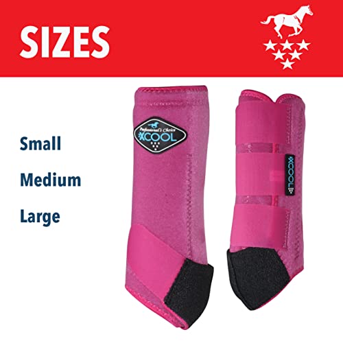 Image of Professional's Choice 2XCOOL Sports Medicine Horse Boots | Protective & Breathable Design for Ultimate Comfort & Durability in Active Horses | Value 4 Pack