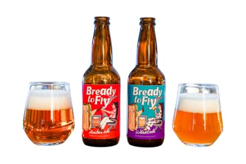 オリジナルクラフト発泡酒 Bready to Fly 2種 アンバーエールタイプ ウィートエールタイプ 各2本 4本入り 発泡酒 オリジナル クラフト 羽田空港 アップサイクル アルコール 贈答品 ギフト 東京都 大田区