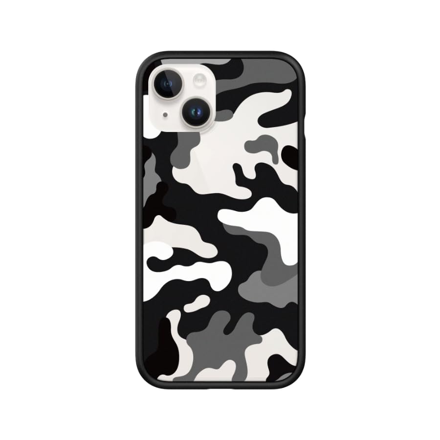 Rhinoshield Modular Case Compatible With Iphone 14 Mod Nx Customizable Shock Absorbent Heavy Duty Protective Cover 3 5m 11ft Drop Protection Telo Mimetico B W Camo - View #7