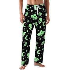 Green Alien Ufo Moon