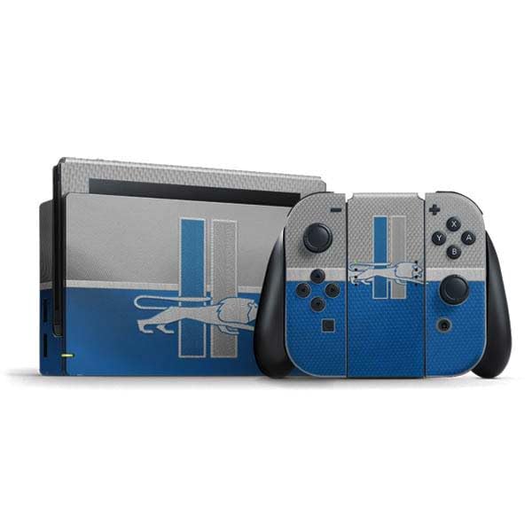 Skinit Decal Gaming Skin Compatible with Nintendo Switch Bundle - Officially Licensed NFL Detroit Lions Vintage Design