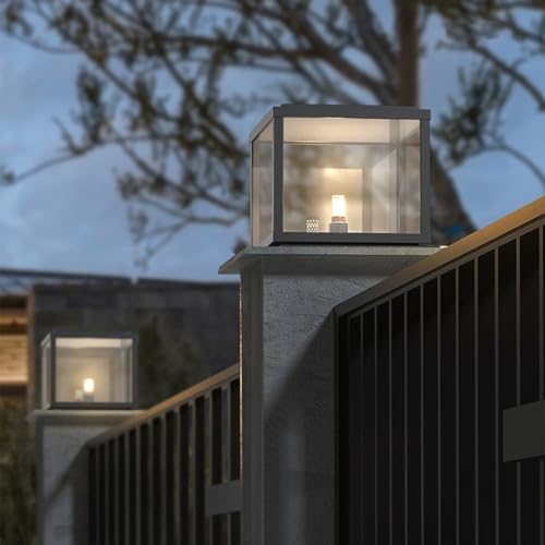 Farolas exteriores con control y luces LED para iluminación de muelle o terraza 6