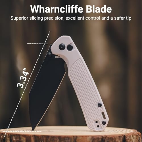 Image of CJRB Pyrite-Light Pocket Folding Knife, 3.34'' AR-RPM9 Steel Blade, Gray