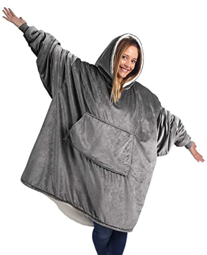 Gumiho Hoodie Oversized Hoodie Sweatshirt Blanket Super Soft Warm Comfortable Blanket Hoodie, One Size Fits All Men Women Girls, Boys