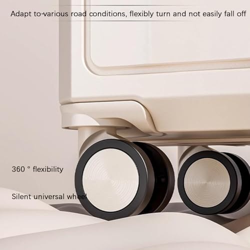 suitcases with Wheels Luggage Cup Holder and Suitcase Lightweight and Portable suitcases,Pink,20in3