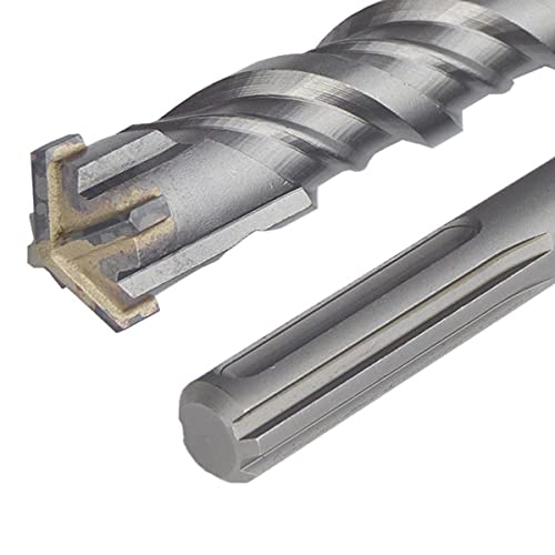 34mm SDS Max Quadro X Betonbohrer/Steinbohrer/Hammerbohrer 4-Schneiden 34x1000mm