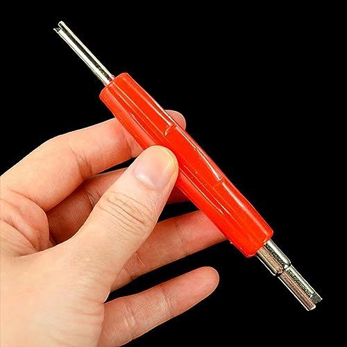 Image of 5 Pack Valve Core Remover 2in1 Dual Head Drive Tire Valve Stem Core Removal Tool for HAVC Tyre Repair Install Car Motorcycle Truck Bicycle Air Conditioner Schrader R22 R12 R410A A /C Installer