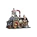 Lemax 75188 Bell's Gourmet Popcorn Factory, Caddington Village Sights & Sounds Collection, Porcelain Polyresin Blend Miniature Building, X'mas Decor/Gift/Collectible, Volume Control, 9.53x11.65x5.91
