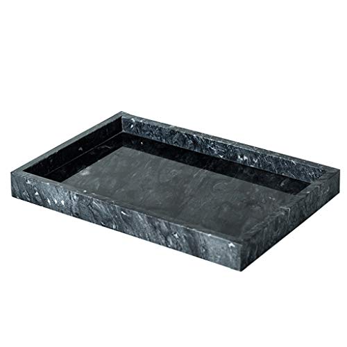 Bandeja de mármol Baño Set ZAW rectangular para joyería y cosmética 2