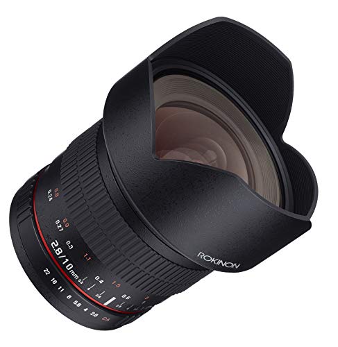 Rokinon 10Mm F2.8 Ed As Ncs Cs Ultra Wide Angle Lens For Olympus And Panasonic Micro 4/3 (Mft) Mount Digital Cameras (10M-Mft) , Black #TOP2