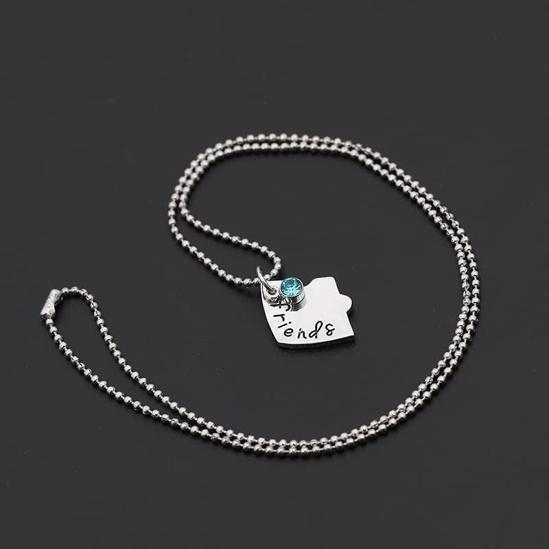 yaozeio Matching Necklaces for Best Friends Forever Necklace for 3 Besties BFF Birthday Gifts Women Friendship Christmas Gift for Best Friend Bestie BFF Necklace for 3 - Image 6