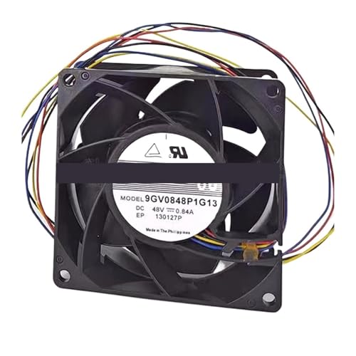 Ventilateur 9GV0848P1G13 DC 48V 0.84A 80x80x38mm à 4 fils pour refroidissement de serveur