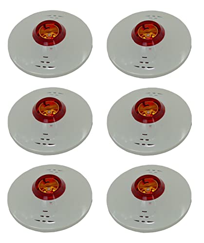 Prop It Up SQUARE White Fancy DESIGNER Bulb holder for wall home Plastic Light Socket (B-22), Brass Light Socket, 4 INCH, JUNCTION & CONSEALED BOX FULL COVER BY HOLDER (6, ROUND)